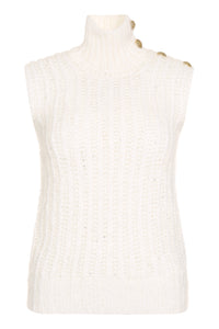 Wool turtleneck sweater